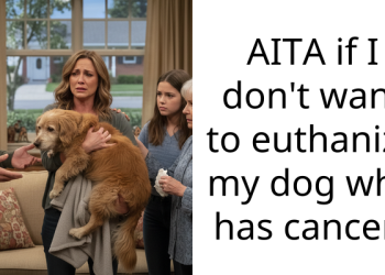 AITA if I don’t want to euthanize my dog who has cancer?