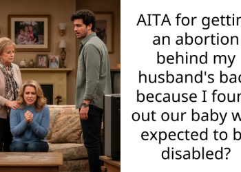 AITA for getting an abortion behind my husband’s back because I found out our baby was expected to be disabled?