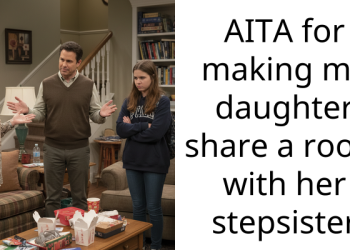AITA for making my daughter share a room with her stepsister