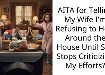 AITA for Telling My Wife I’m Refusing to Help Around the House Until She Stops Criticizing My Efforts?