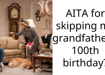 AITA for skipping my grandfather’s 100th birthday?