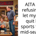 AITA for refusing to let my son quit his sports team mid-season?