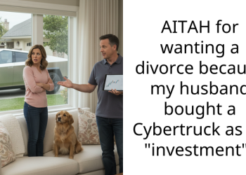 AITAH for wanting a divorce because my husband bought a Cybertruck as an “investment”?