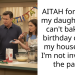 AITAH for telling my daughter she can’t bake her birthday cake at my house since I’m not invited to the party?