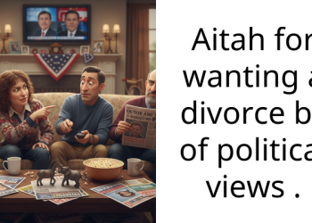 Aitah for wanting a divorce bc of political views .