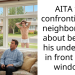 AITA for confronting my neighbor’s son about being in his underwear in front of his window?