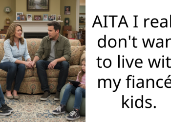 AITA I really don’t want to live with my fiancés kids.