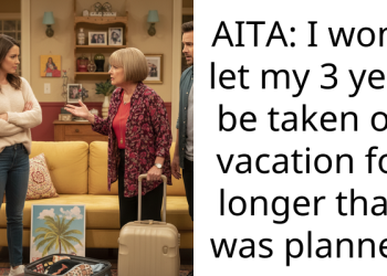 AITA: I won’t let my 3 year be taken on vacation for longer than was planned