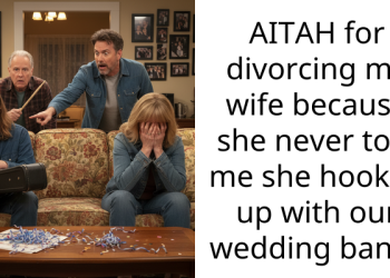 AITAH for divorcing my wife because she never told me she hooked up with our wedding band?