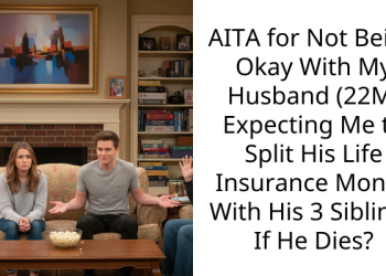AITA for Not Being Okay With My Husband (22M) Expecting Me to Split His Life Insurance Money With His 3 Siblings If He Dies?