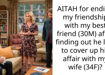 AITAH for ending my friendship with my best friend (30M) after finding out he lied to cover up his affair with my wife (34F)?