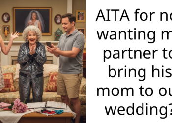 AITA for not wanting my partner to bring his mom to our wedding?