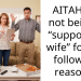 AITAH for not being a “supportive wife” for the following reasons?