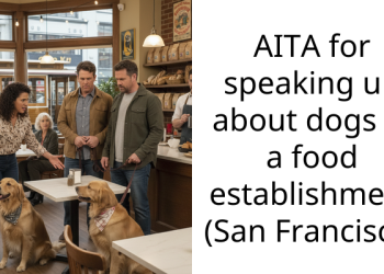 AITA for speaking up about dogs in a food es**blishment (San Francisco)