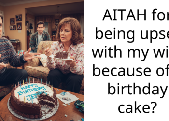 AITAH for being upset with my wife because of a birthday cake?