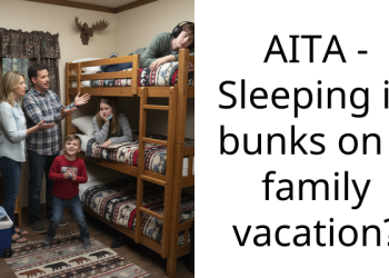 AITA – Sleeping in bunks on a family vacation?