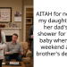 AITAH for not letting my daughter go to her dad’s baby shower for the new baby when it’s my weekend and my brother’s death day?