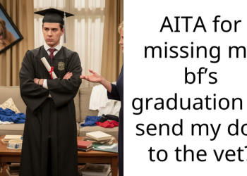 AITA for missing my bf’s graduation to send my dog to the vet?