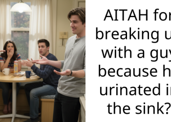 AITAH for breaking up with a guy because he urinated in the sink?