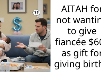 AITAH for not wanting to give fiancée $60k as gift for giving birth?
