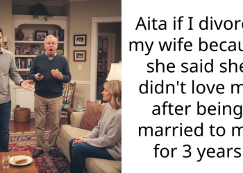 Aita if I divorce my wife because she said she didn’t love me after being married to me for 3 years