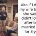 Aita if I divorce my wife because she said she didn’t love me after being married to me for 3 years