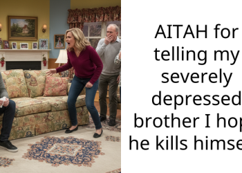 AITAH for telling my severely depressed brother I hope he k**ls himself?