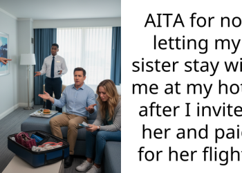 Man Graciously Pays For Family Vacation, Sister Jealous Because He Is Staying In Better Hotel