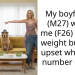 Boyfriend Accuses His Girl Of Lying About Weight Loss And Using Broken Scale Because Her Size Remains The Same