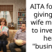 Husband Denies Wife’s Request for Money to Invest in Suspected MLM, Sparks Disagreement