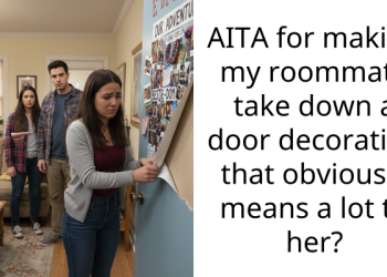 I Made My Roommate Take Down A Door Decoration That Meant A Lot To Her – AITA?