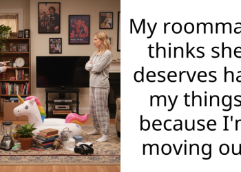 Redditor Stunned As Ent*tled Roommate Demands A Chunk Of Her Property As Compensation For Moving Out