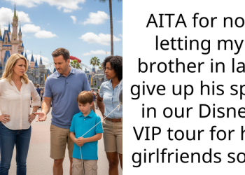 Woman Refuses To Let Her Brother-In-Law Give Up His Spot In Their Disney VIP Tour To His GF’s Son, Seeks Advice Online
