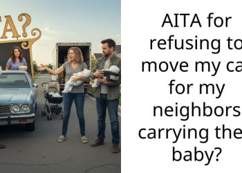 Woman Stands Her Ground Against Rude Couple In Parking Lot Dispute, Despite Their Baby In Tow