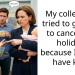 Employee Fired For Faking Sick Leave After Bullying Childless Colleague To Cancel Holiday Plans To Give Them Time Off