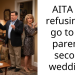 Daughter Refuses To Attend Parents’ Second Wedding After Divorce Ruined Her Teenage Years