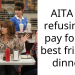 Lady Refuses To Pay For Her Ent*tled Best Friend’s Dinner, Friend Showers Her With Insults