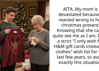 Teen Asks Mom to Give Her H&M Gift Cards as She Always Has Bad Taste in Buying Her Christmas Clothes; Mom Gets Heartbroken
