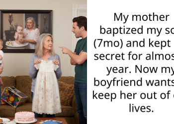 Grandma Secretly Baptizes Grandson Against Daughter’s Wishes, Gifts Them The Baby’s Baptismal Certificate During Christmas