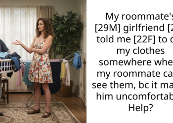 Roommate’s Partner Advises Redditor To Dry Laundry Discreetly Due To Roommate’s Discomfort