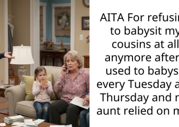 Teen Furious At Ent*tled Aunt For Lying To Nephews About Why She Couldn’t Babysit Them Anymore