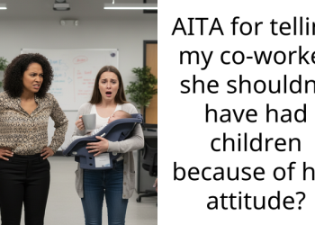 Redditor Tells Coworker She Shouldn’t Have Kids With Her Beliefs, Now Asks Redditors If Her POV Is Wrong