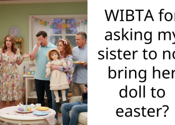 Woman Contemplates Banning Younger Sister From Attending Family Easter Celebration With Her Hyper-Realistic Coping Doll