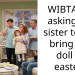 Woman Contemplates Banning Younger Sister From Attending Family Easter Celebration With Her Hyper-Realistic Coping Doll