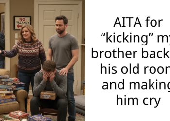 Teen Upset After Brother Moves Him Out For Not Cleaning Shared Bas**ent
