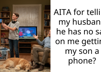 Redditor Tells Her Husband He Has No Say In Buying Her 12 Y/O Son A Phone Because He’s Not A Biological Father