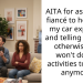 Name Calling Ensues As Man Wants His GF To Pay Her Share Of His Car Expenses
