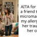 Frustrations Boil Over for Person with Peanut Allergy Facing Friend’s Food Dictates and Statements That Allergy Is Not Severe