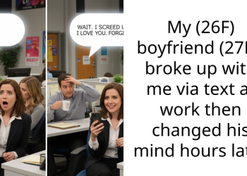 Lady In Shambles After Heart-Wrenching Breakup Text, Only For BF To Announce Surprising Change Of Heart Just Hours Later, And Once More After That