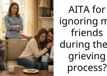 Redditor Called Out For Ignoring Friends During Their Grieving Process, No One Knows She’s Doing It Because Of Their Hidden Racism